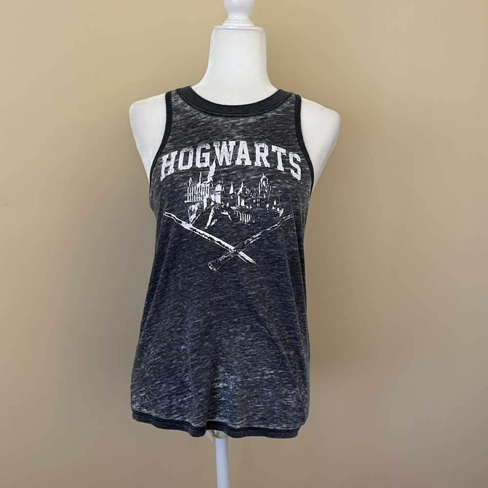 Warner Bros. Charcoal Hogwarts Tank Top
